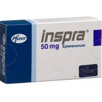 Фото препарата Инспра Inspra 50 мг/100 таблеток